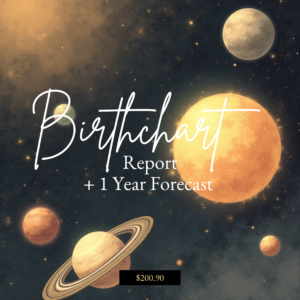 Birthchart Report + 1 Year Forecast
