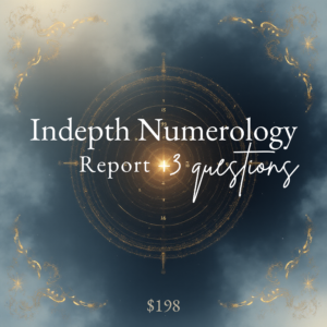 Indepth Numerology Report + 3 Questions